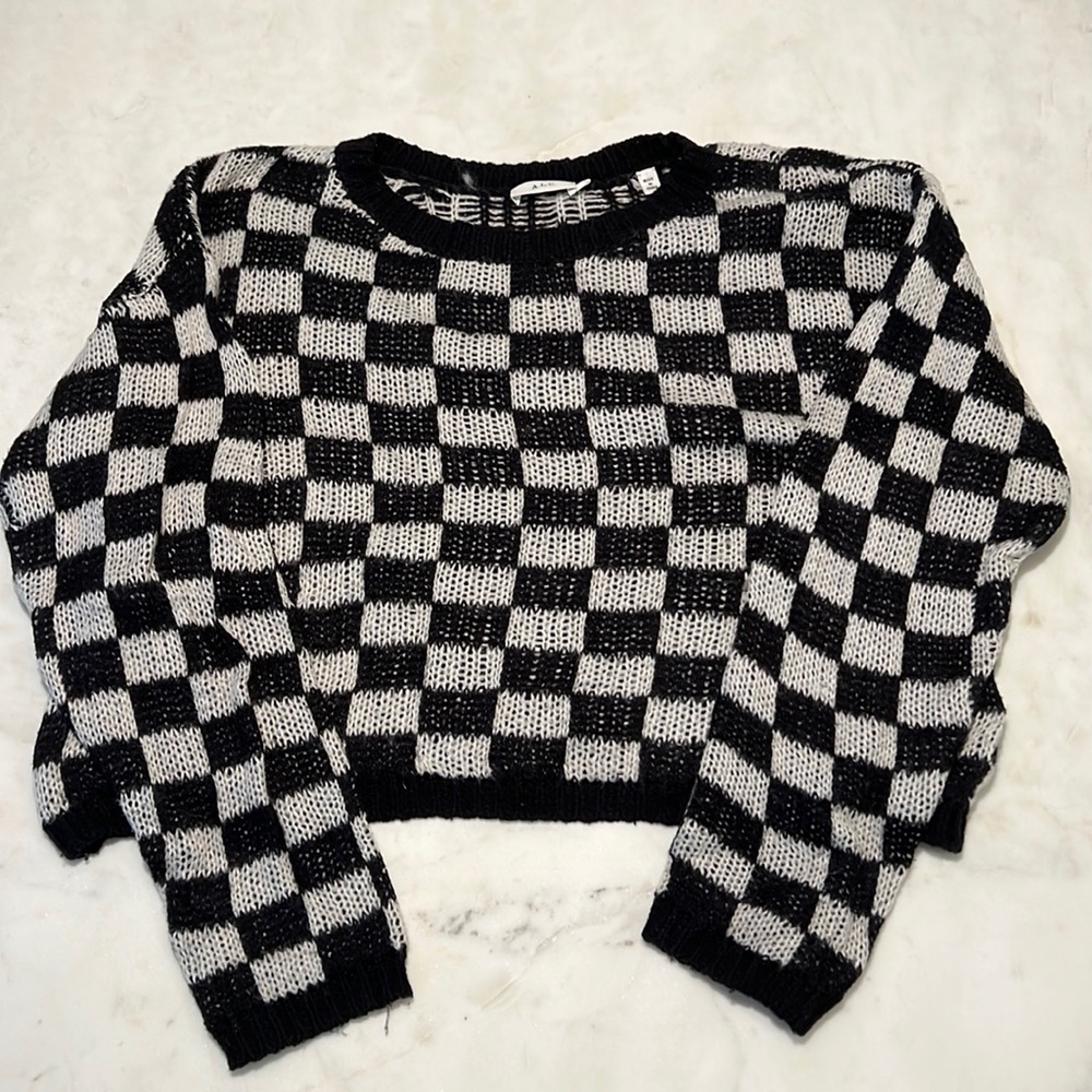 A.L.C. Cropped knit sweater